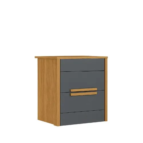 Mesa De Luz 2 Cajones Correderas Telescópicas Mdp - Mesas de luz, Uruguay | Muebles Express