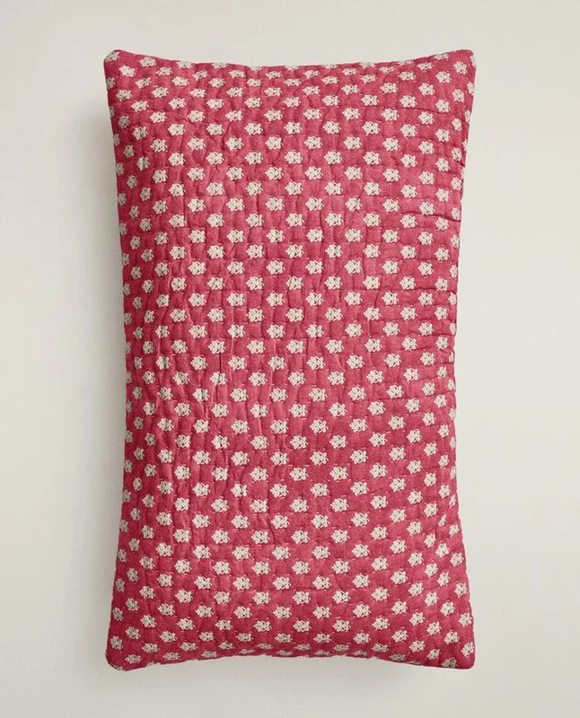 FUNDA COJÍN ALGODÓN FLORES | KATHARINE POLE en Rosa - Textiles, Uruguay | Zara Home, vista 4