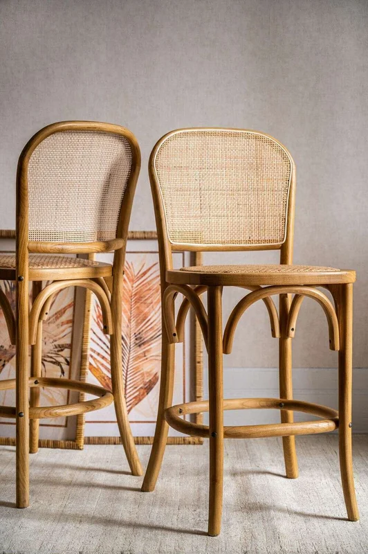 SILLA DE BAR AUSTRALIA - NATURAL en Madera natural - Sillas, Uruguay | La Iberica, vista 17
