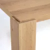 Mesa Deyanira de chapa de roble y patas de madera maciza de roble 160 x 90 cm en Madera natural - Mesas de comedor, Uruguay | Kavehome, vista 5 de 7