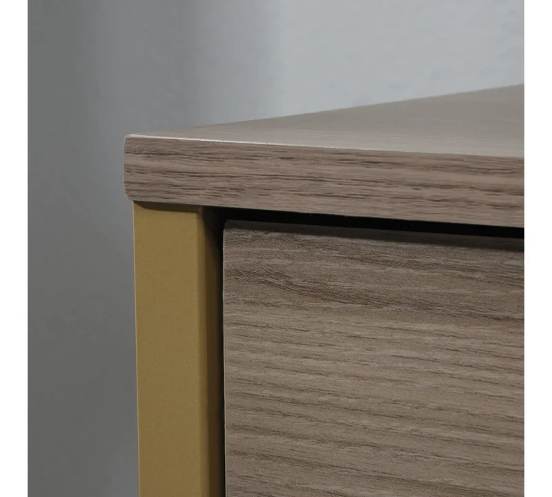 Escritorio Doble Cajonera y Estante Inferior - Sauder - Linea International Lux en Madera natural - Escritorios, Uruguay | Ecowood, vista 4