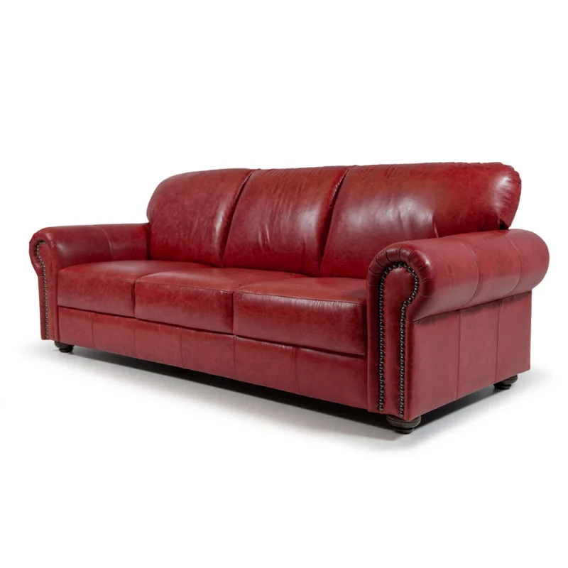 Sofá Elite - Cuero Natural - 3 cuerpos - A fabricar en Marrón - Sillones y sofás, Uruguay | Nyr, vista 5