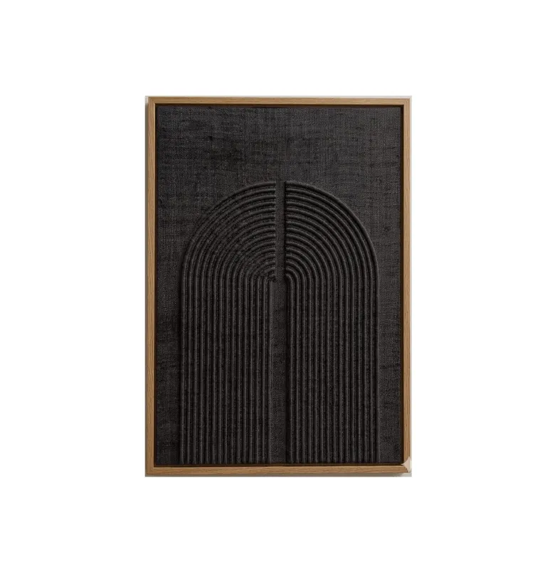 CUADRO ARTE PUERTA DOBLE NEGRO - Espejos, Uruguay | Masinfinito Casa