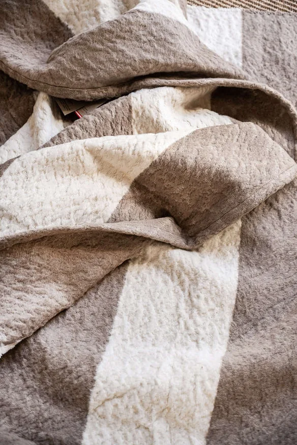 MANTA AUSTRIACA MAISON BROWN - 2.00 X 1.50 MTS en Marrón - Textiles, Uruguay | La Iberica, vista 2