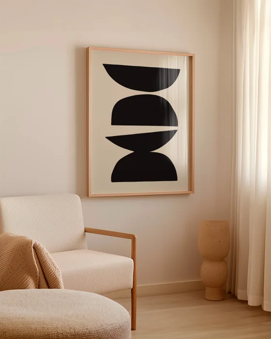 Abstractos Neutros - Serie N.13 en Multicolor - Láminas, Uruguay | La Cuadrería, vista 4