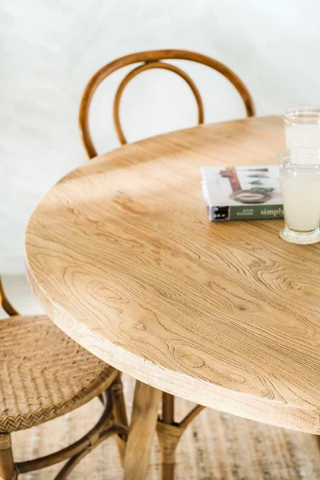 MESA COMEDOR NORDICA - OLMO NATURAL - 1.20 MTS en Madera natural - Mesas de comedor, Uruguay | La Iberica, vista 15
