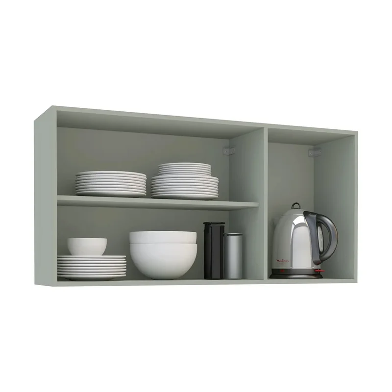 Aereo Modular Alto 3 Puertas Con Estante Mdp en Gris - Muebles, Uruguay | Soy Hogar, vista 4