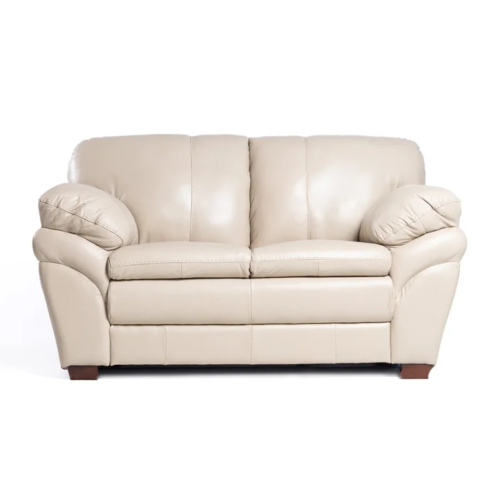 Sofá Gaudi - Cuero Básico - 2 cuerpos - 519 (Beige) en Beige - Sillones y sofás, Uruguay | NYR, vista 2