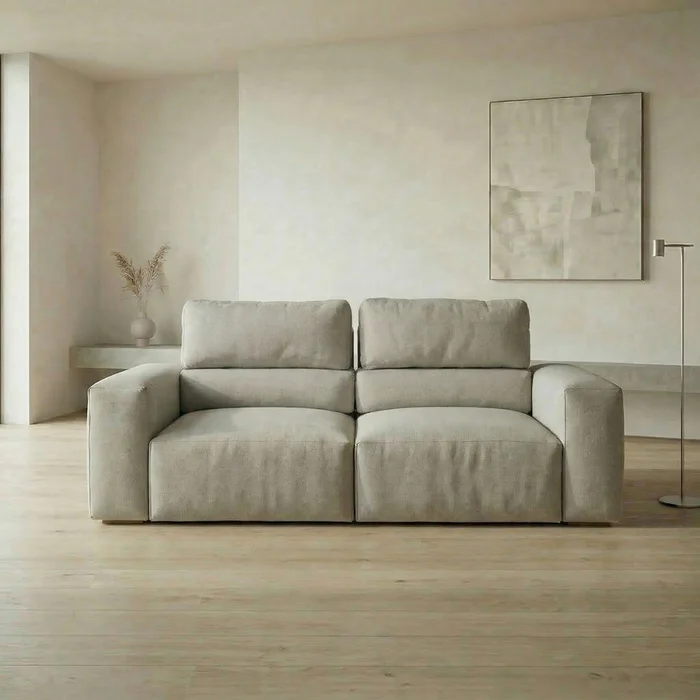 Sofá Cártago (Retráctil) - Tela Microfibra - 3 cuerpos - FX4-10 (Beige) en Beige - Sillones y sofás, Uruguay | Nyr, vista 5