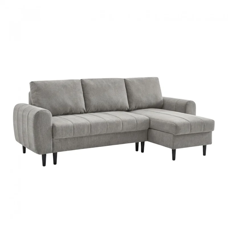 Sillón Esquinero con Baúles amplios - Amo - Gris Claro en Gris - Sillones y sofás, Uruguay | Rústico Hogar, vista 3