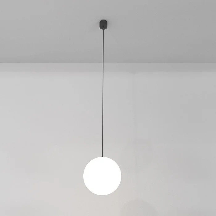 Mónaco LED 12W / Luz Cálida / 20 cm  en Negro - Lámparas colgantes, Uruguay | Darko Lighting, vista 2