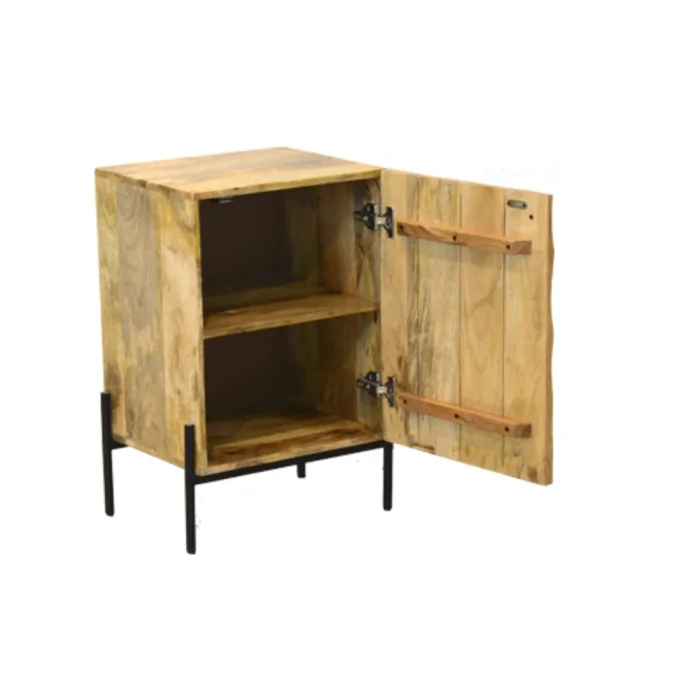 M263 Mesa de luz 45x40x70 en Madera natural - Mesas de luz, Uruguay | Victoriana, vista 2