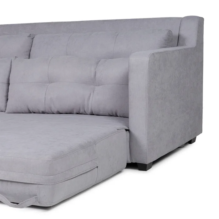Sofá Cama Nizza - Tela Microfibra - 12074 (Ceniza) en Gris - Sillones y sofás, Uruguay | Nyr, vista 6