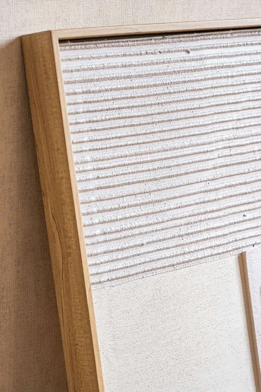 CUADRO RELIEVE TEXTURADO 1 - 1.00 X 0.75 en Blanco - Decoración de pared, Uruguay | La Iberica, vista 5
