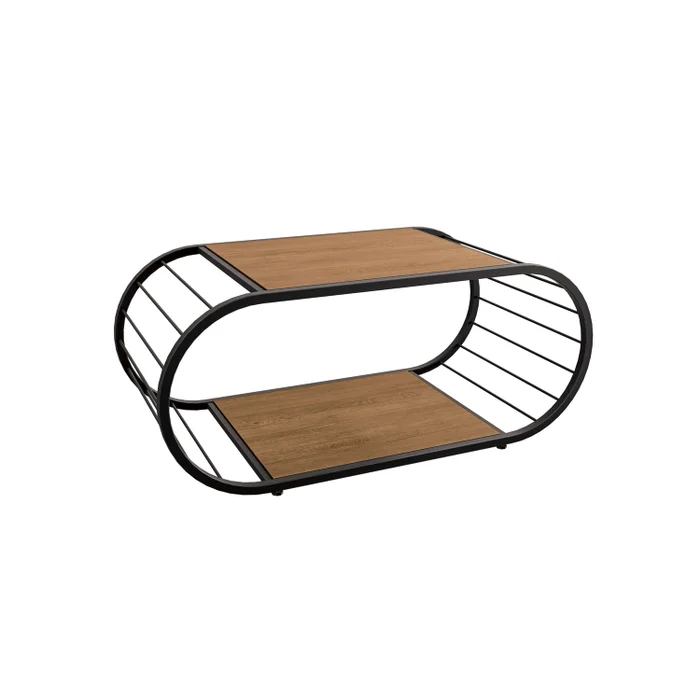 MESA RATONA LINEA INDUSTRIAL METAL en Madera natural - Mesas de living, Uruguay | Balton, vista 3