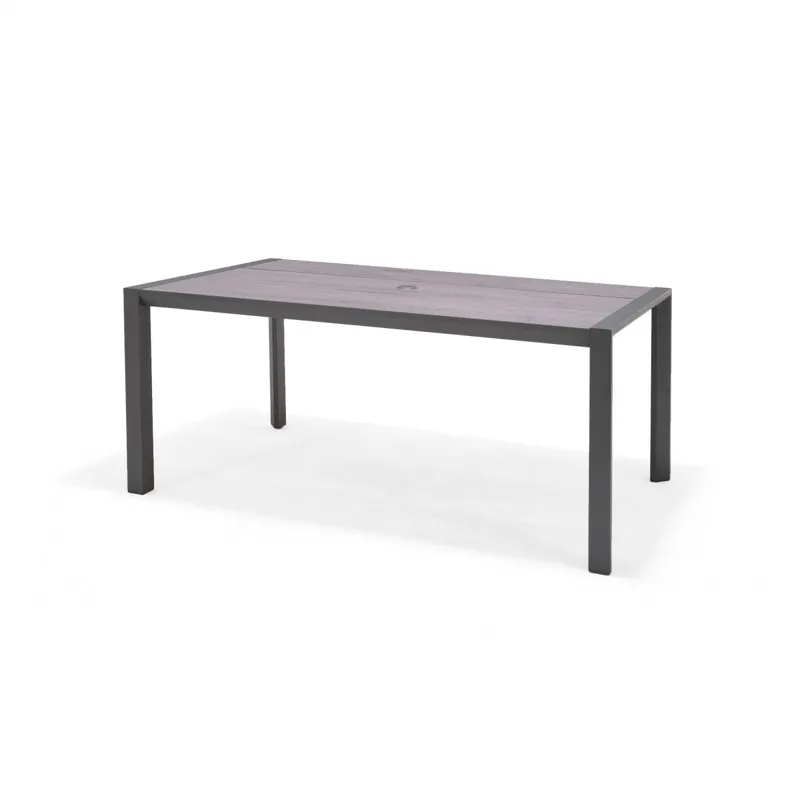 Mesa De Aluminio Para Jardín - Urbanite - 160x90 - Beige en Beige - Muebles para el exterior, Uruguay | Rústico Hogar