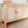Rack con puertas y laterales en esterilla natural en Madera natural - Muebles, Uruguay | Decoramuss, vista 6 de 6