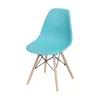 SILLA EAMES COMEDOR CON BASE EN MADERA TURQUESA - Sillas, Uruguay | Decohogar, vista 3 de 4