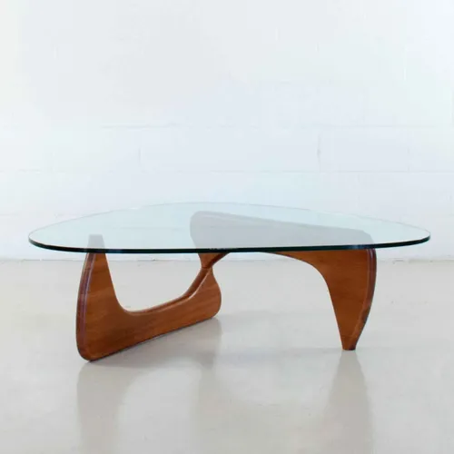 Mesa Noguchi - Nogal en Marrón - Mesas de living, Uruguay | Walnut