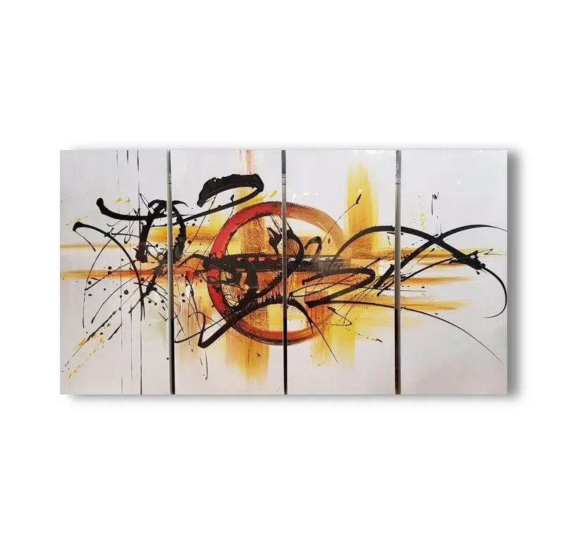 Oleo Decorativo Moderno en Multicolor - Decoración de pared, Uruguay | Finkel