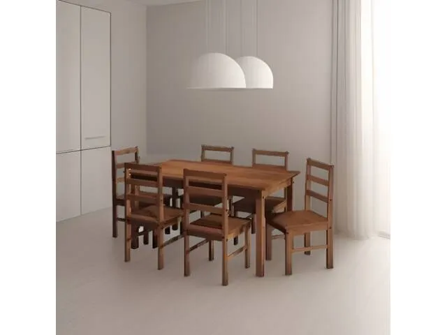 JUEGO COMEDOR OLIVIA 6SILL -CERA - Mesas de comedor, Uruguay | Que Sal Muebleria