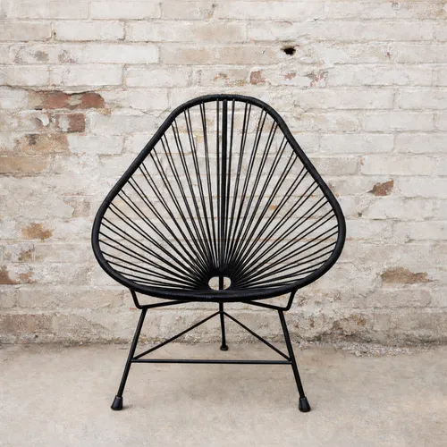 Silla Acapulco en Negro - Muebles, Uruguay | Casa Ernesta