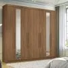 Ropero Placares Master Vip 8 Puertas 8 Estantes Con Espejo Jatoba en JATOBA - Respaldos de cama, Uruguay | Soy Hogar, vista 5 de 8