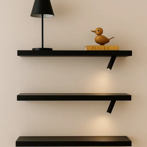 Estante con dos luces 90cm - Lámparas de mesa, Uruguay | Simple Deco