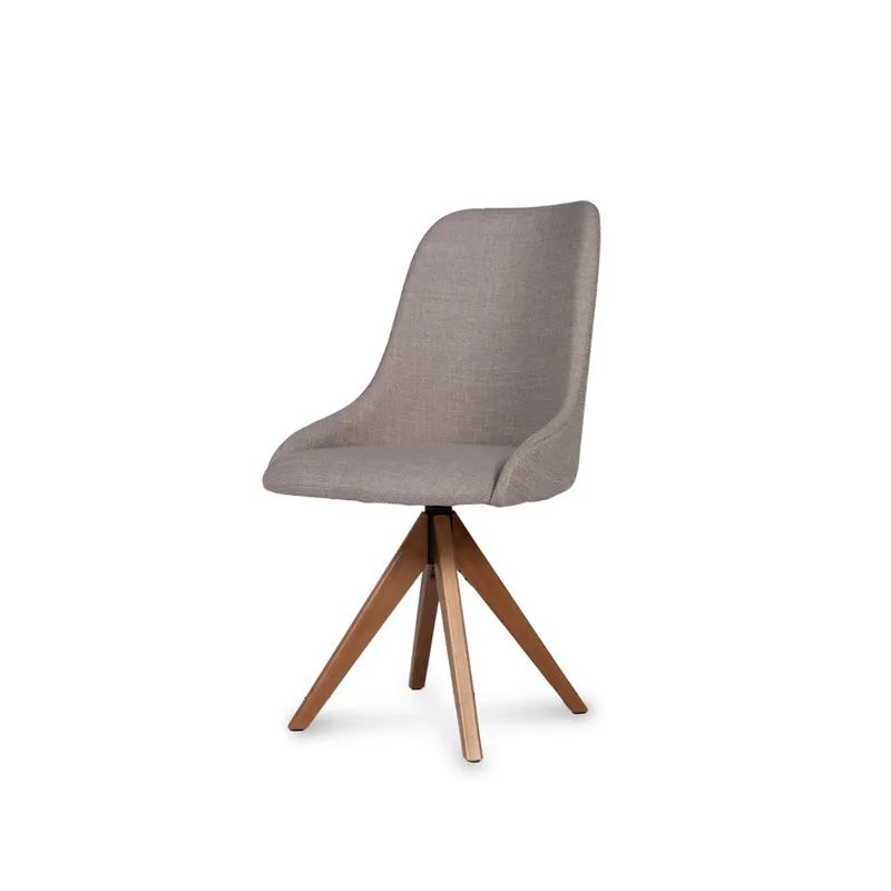 Silla Giratoria Valentina 143 - Tela Microfibra - A6 (Tostado) en Beige - Butacas, banquetas y puffs, Uruguay | NYR