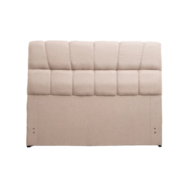 HELLEN- RESPALDO 2 PLAZAS TELA MARRON CLARO 140CM LARA en Beige - Respaldos de cama, Uruguay | Alfa Ventas