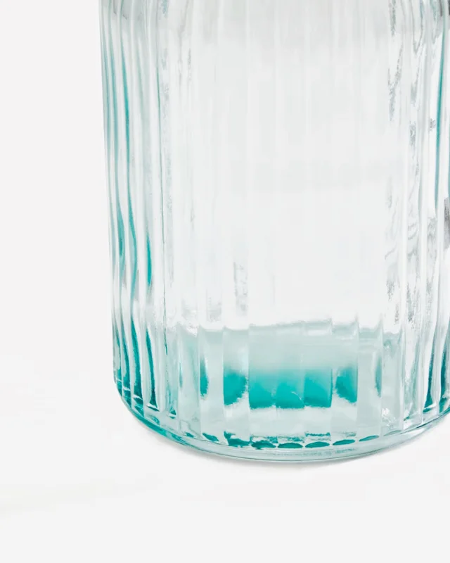 Botella Marba - grande de vidrio reciclado transparente - Jarrones, Uruguay | Kavehome, vista 3