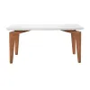 MESA COMEDOR ARIZONA MADERA/VIDRIO 160X90X76H - Mesas de comedor, Uruguay | Vinibel, vista 2 de 4