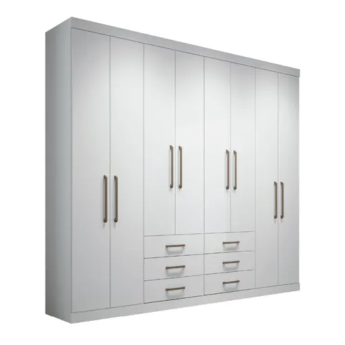 Ropero Placard 8 Puertas 6 Cajones Dormitorio Master 132366 - Roperos y placares, Uruguay | Muebles Express