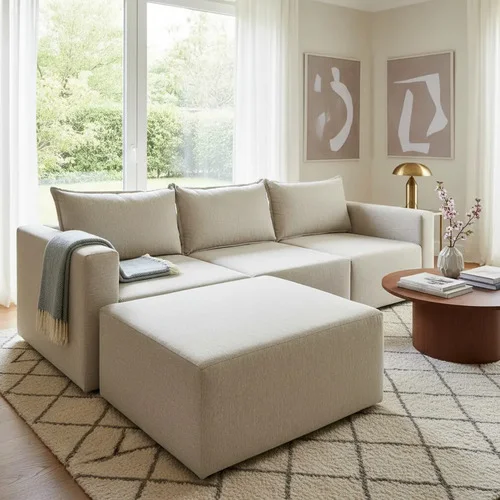 Sofá Ozark Premium Amsterdam 4 Cuerpos Mas Isla En Modulos A Elección A Eleccion en Beige - Sillones y sofás, Uruguay | Ozark Home