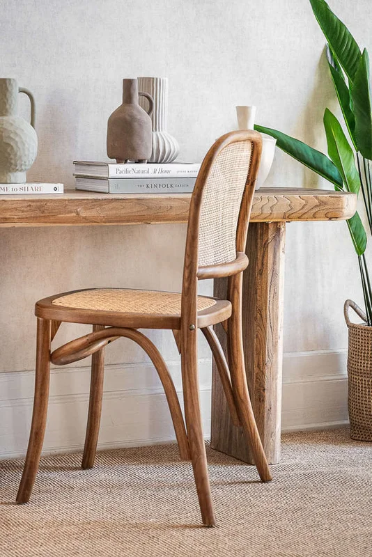 MESA DE ARRIMO / CONSOLA ATHENA - 1.40 MTS en Madera natural - Bibliotecas, Uruguay | La Iberica, vista 9
