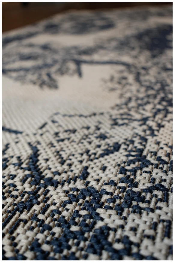 ALFOMBRA LINEO LIN/B097/H501/ 120X170 WOOL/MIDNIGHT BLUE - Alfombras, Uruguay | Vinibel, vista 2