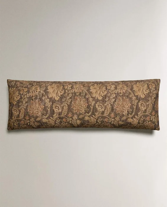 COJÍN ALARGADO LINO ALGODÓN en Marrón - Textiles, Uruguay | Zara Home, vista 2