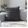 Almohadón con aplique Dark Grey en Gris - Textiles, Uruguay | Finkel, vista 1 de 2