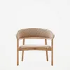 Sillón Arinella de madera maciza de acacia acabado tono natural y cuerda beige FSC 100% en Beige, Marrón, Natural - Butacas, banquetas y puffs, Uruguay | Kavehome, vista 8 de 10