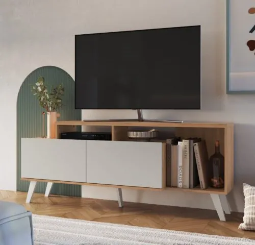 Rack Girona en Multicolor - Muebles para TV, Uruguay | Palermo Casa Deco