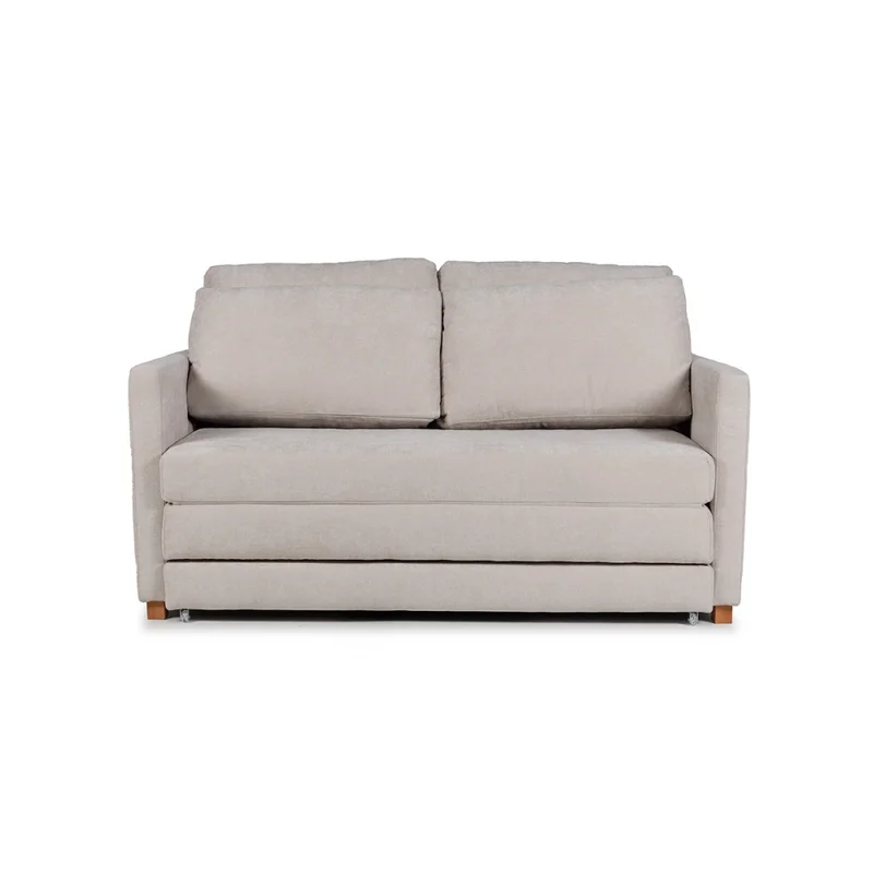 Sofá Cama Niki - Tela Microfibra - 10285 (Beige) en Beige - Sillones y sofás, Uruguay | NYR, vista 3