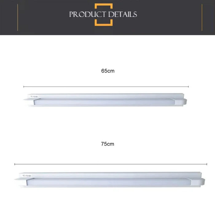 Luminaria de pared LED barra 75cm Blanco en Blanco - Iluminación, Uruguay | Decotech, vista 5