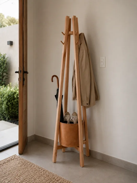 Perchero Lourdes en Madera natural - Muebles, Uruguay | Dreams On Time, vista 2