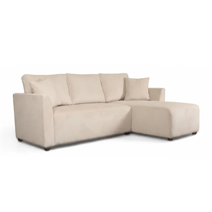 Rinconera Logan - Tela Aquaclean Sustentable - 3 cuerpos - A fabricar en Beige - Sillones y sofás, Uruguay | Nyr