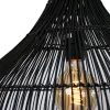 Lámpara De Techo Rattan Hana en Negro - Lámparas colgantes, Uruguay | Alta Gracia Deco, vista 4 de 4