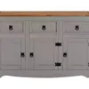 Aparador 3P 3C Cera/Gris Línea Mexicana Corona - Comedor, Uruguay | Que Sal Muebleria, vista 2 de 10