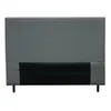 Respaldo de Cama para Dormitorio Premium 2 Plazas / Queen en Tela Chenille Gris en Gris - Dormitorio, Uruguay | Mulata, vista 3 de 5
