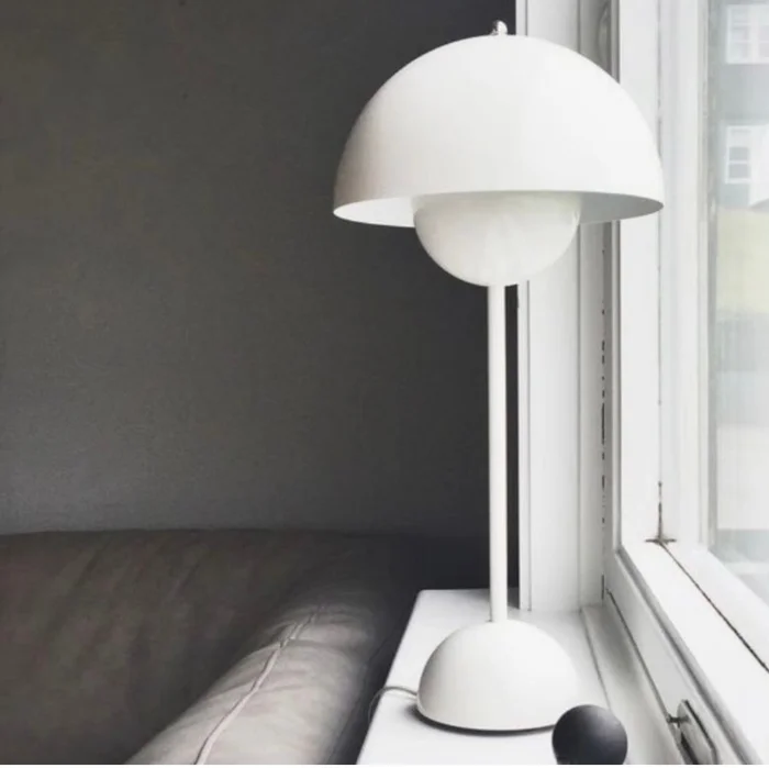Lampara metal BOLL de mesa en Blanco - Lámparas de mesa, Uruguay | Simple Deco, vista 7