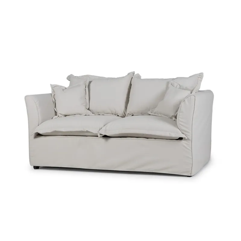 Sofá Marco con Funda - Tela Rústica - 2 cuerpos - 316/25 (Beige) en Beige - Sillones y sofás, Uruguay | NYR