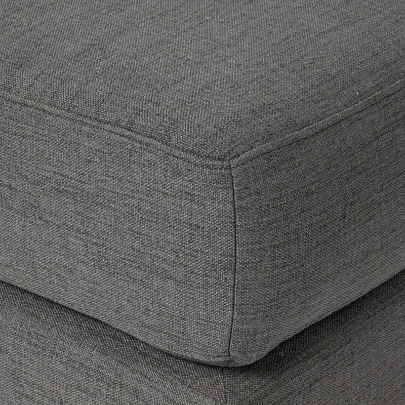 Puff Easy Clean Tela Gris Luxor Premium Gris Osc en Gris - Sillones y sofás, Uruguay | Divino, vista 6